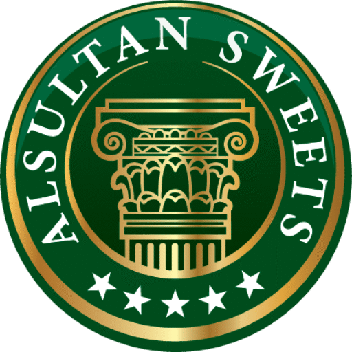 حلو عربي علبة موزاييك وسط / رسم