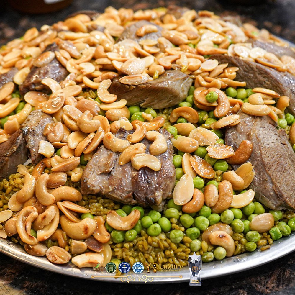 منسف فريكة لحم 5 اشخاص